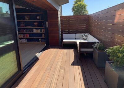 patio sitting area