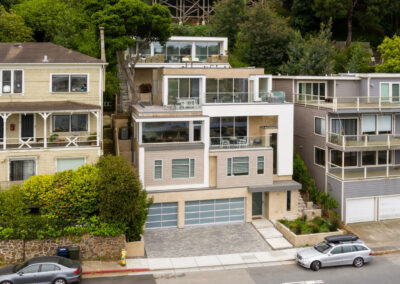 wide angle view of house