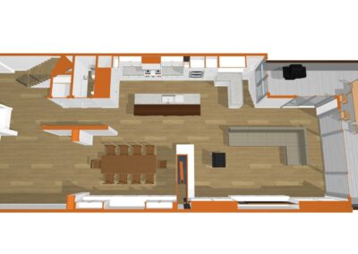 lower level floor plan