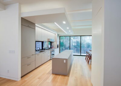 kitchen island wide angle